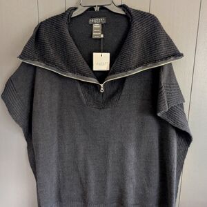 Laundry Black Poncho - OS